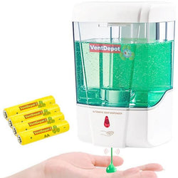 $1136.75 - 2pzs, Sensor Infrarrojo, 700ml, Líquidos y geles, Plástico ABS, Baterías Incluidas. , MXNSP-002, Empaque: 11X18X22 cm, 1.4kg, Envío: 0 Días