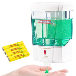$568.38 - 1pza, Sensor Infrarrojo, 700ml, Líquidos y geles, Plástico ABS, Baterías Incluidas. , MXNSP-001, Empaque: 11X18X11 cm, 0.7kg, Envío: 0 Días