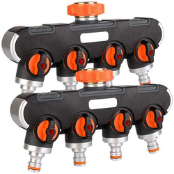 $1209.09 - 2 Pzas, 1 Entrada 3/4" ó 25mm, 4 Salidas 5/8' ó 16mm, Metal y ABS, Negro., MXHYL-002, Empaque: 24X16X14 cm, 0.900kg, Envío: 0 Días