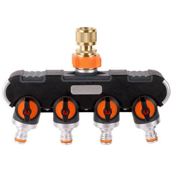 $827.95 - 1 Pza, 1 Entrada 3/4" ó 25mm, 1 Adaptador 16mm, 4 Salidas 5/8' ó 16mm, Metal y ABS, Negro.., MXHYI-001, Empaque: 24X18X7 cm, 0.508kg, Envío: 0 Días