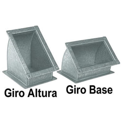 $19499.70 - 48x48 pulg, radio 48 pulg, ángulo 45°, giro en ambos, cal.20, MXDC4-499, Empaque: 187X187X126 cm, 19.2kg, Envío: 5 Días