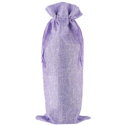 $75.34 - 1Pza, Violeta Claro, 15x35cm, Lino, Bolsa de Botella., MXPPU-001, Empaque: 16X36X1 cm, 0.01kg, Envío: 0 Días