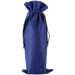 $75.34 - 1Pza, Azul, 15x35cm, Lino, Bolsa de Botella., MXVOB-001, Empaque: 16X36X1 cm, 0.01kg, Envío: 0 Días