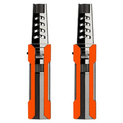 $1086.69 - 2 Pzas, Naranja/Negro, Recargable, Metal, Gas Butano., MXLPG-002, Empaque: 6X 18X 6 cm, 0.30kg, Envío: 0 Días