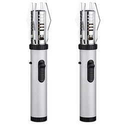 $1148.51 - 2 Pzas, Plata, Recargable, Metal, Gas Butano., MXWRF-002, Empaque: 5X23X8 cm, 0.338kg, Envío: 0 Días