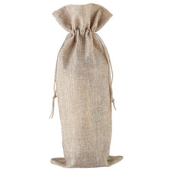 $62.13 - 1Pza, Cáñamo, 15x35cm, Lino, Bolsa de Botella., MXIVM-001, Empaque: 16X36X1 cm, 0.01kg, Envío: 0 Días