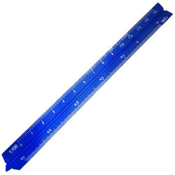 $174.93 - 1Pza, Azul, 15cm, 6 Escalas, 1:100, 1:200, 1:300, 1:400, 1:500, 1:600, Aluminio, Escala Alta., MXISE-001, Empaque: 16X 2X 2 cm, 0.014kg, Envío: 0 Días