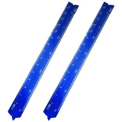 $350.06 - 2Pzas, Azul, 15cm, 6 Escalas, 1:100, 1:200, 1:300, 1:400, 1:500, 1:600, Aluminio, Escala Alta., MXISE-002, Empaque: 16X 2X 4 cm, 0.028kg, Envío: 0 Días