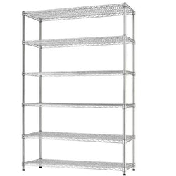 $6418.15 - 1 Rack, 6 Repisas, Sin Ruedas, Peso por repisa 60kg, Acero Cromado., MXEPL-001, Empaque: 183X122X46 cm, 21kg, Envío: 0 Días