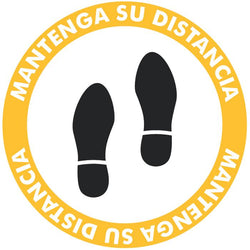 $200.98 - Adhesivas, 30cm, Prevención, Mantenga Su Distancia, Acabado Normal., MXETI-002, Empaque: 33X33X1 cm, 0.04kg, Envío: 0 Días