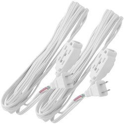 $70.01 - 2Pzas, 2x4m, 16 AWG, 3 Contactos, 127V, 7A, ABS/Cobre, Blanco., MXVOH-002, Empaque: 6X23X10 cm, 0.280kg, Envío: 0 Días