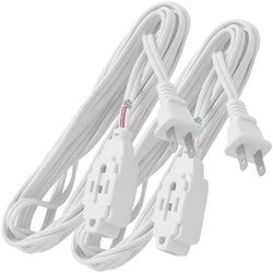 $62.19 - 2Pzas, 2x3m, 16 AWG, 3 Contactos, 127V, 7A, ABS/Cobre, Blanco., MXVOA-002, Empaque: 6X18X10 cm, 0.246kg, Envío: 0 Días