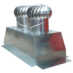 $15002.44 - 24x50", 13500 m³/hr, 2 Turbinas 17" Ø Aluminio, Base Aluminio, a 1 Aguas, Calibre 22., MXTTB-006, Empaque: 86X 106X 219 cm, 24kg, Envío: 20 Días