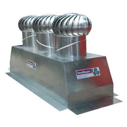 $19058.12 - 24x74", 13500m3/hr, 3 Turbinas 17"Ø Aluminio, Base Aluminio a 1 Agua, Calibre 22., MXTNT-006, Empaque: 82X106X219 cm, 24kg, Envío: 0 Días