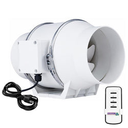 $1163.04 - 1Pza, Ducto 6"Ø, 740m3/hr, 110V, 1F, 60Hz, 85W, 0.24A, 45dB, -20 a 60 °C, Blanco, 1 Pila 23A (No incluida)., MXVXC-001, Empaque: 33X24X5 cm, 2.4kg, Envío: 0 Días
