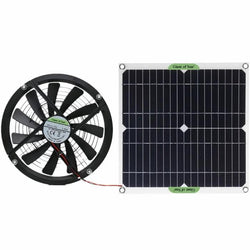 $1504.16 - 1Pza, 10" Ø, Con Celda Solar 12V, 100W, 1A, Negro, Monocristalino., MXERR-001, Empaque: 30X 5X 30 cm, 0.9kg, Envío: 0 Días
