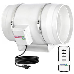 $3692.99 - 1Pza, Ducto 12"Ø, 2400m3/hr, 110V, 1F, 60Hz, 320W, 1.08A, 55dB, -20 a 60 °C, Blanco, 1 Pila 23A (No incluida)., MXVEX-001, Empaque: 47X38X38 cm, 10kg, Envío: 0 Días