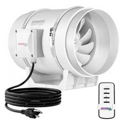 $1940.06 - 1Pza, Ducto 8"Ø, 1440m3/hr, 110V, 1F, 60Hz, 145W, 0.49A, 50dB, -20 a 60 °C, Blanco, 1 Pila 23A (No incluida)., MXXIK-001, Empaque: 32X27X26 cm, 3.2kg, Envío: 0 Días