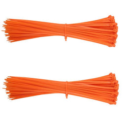 $254.16 - 2Paq, 200Pzas, 20cm, 2.5mm, Naranja, Nailon, A prueba de Ácidos, Autoextinguible., MXZCO-002, Empaque: 10X 25X 5 cm, 0.08kg, Envío: 0 Días