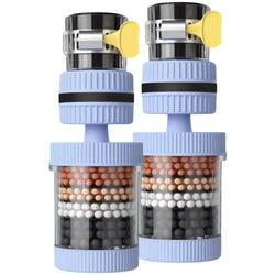 $244.24 - 2Pzas, Ø15-22mm, Cabezal Giratorio, Carbón Activado/Zeolita/Maifan/Sulfito de Calcio/PVA, Azul., MXHYF-002, Empaque: 6X13X11 cm, 0.230kg, Envío: 0 Días