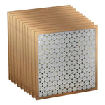 $8370.72 - 10Pzas, 24x34x4, MERV 4, Eficiencia: 80 a 85% a 30 mic, 11416m³/hr a 1mmcda,desechable., MXCTB-1044, Empaque: 63X89X110 cm, 0.600kg, Envío: 10 Días