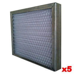 $4366.87 - 5pzas, 30x12x2", MERV 7, Eficiencia: 50 a 75%, marco lamina galvanizada, rejilla de aluminio.., MXPL2-197, Empaque: 105X105X30 cm, 1.6kg, Envío: 15 Días