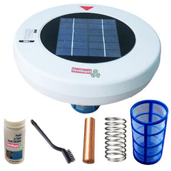 $4260.58 - 35000gal, 159113L, 159.113 m³,  Solar, Iones Positivos, 80% Ahorro de Cloro, Elimina Bacterias y Algas, Usa CopperElect MXUBE-001., MXSWP-001, Empaque: 27X27X18 cm, 1.8kg, Envío: 0 Días