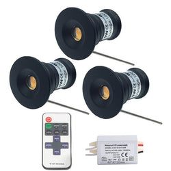 $587.63 - 3x1W, 12V, Luz 6000K, LED de 120°, 3 Focos, 1 Control, 1 Regulador, Negro., MXIMB-001, Empaque: 10X 5X 4 cm, 0.036kg, Envío: 0 Días