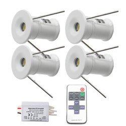 $712.01 - 4x1W, 12V, Luz 6000K, LED de 120°, 4 Focos, 1 Control, 1 Regulador, Blanco., MXIMW-002, Empaque: 7X 5X 7 cm, 0.048kg, Envío: 15 Días