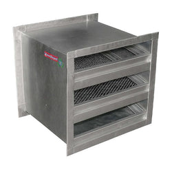 $3630.09 - 30x30" 5 Rieles, Lamina Galvanizada, Calibre 22., MXPFT-012, Empaque: 79X79X79 cm, 10.5kg, Envío: 6 Días