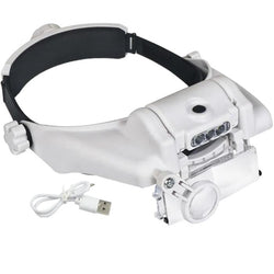 $558.17 - 1 Pza, 1.5x,2x,8x, Variable, 3LED, Ajustable, USB, Recargable, Plástico ABS, Lente Acrílica,Blanco., MXHLY-001, Empaque: 29X 7X 22 cm, 0.245kg, Envío: 0 Días