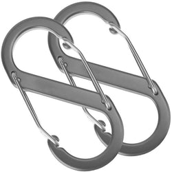 $130.48 - 2Pzas, 10kg, Forma S, Bloqueo Automático, Gris, Aleación de Aluminio., MXTKY-002, Empaque: 4X6X2 cm, 0.010kg, Envío: 0 Días