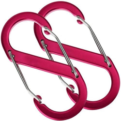 $125.06 - 2Pzas, 6x2.1cm, Rosa, 15kg, Forma S, Bloqueo Automático, Aleación de Zinc., MXTLK-002, Empaque: 4X6X2 cm, 0.010kg, Envío: 0 Días