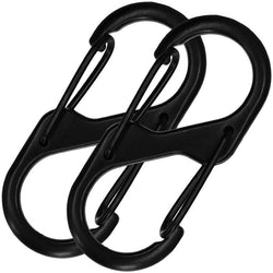 $106.75 - 2Pzas, 15kg, Forma S, Bloqueo Automático, Negro, Aleación de Zinc., MXDUD-002, Empaque: 3X7X2 cm, 0.016kg, Envío: 0 Días