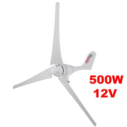 $14538.98 - 500W, 12V, Vientos de 2.5 a 45m/s, 3 Aspas, -40°C a 80°C, MXBZY-001, Empaque: 28X68X19 cm, 17kg, Envío: 45 Días