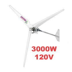 $161127.13 - 3000W, 120V, Viento de 3 a 45m/s , 3 Aspas, -40°C a 80°C, MXEGW-002, Empaque: 29X143X29 cm, 370kg, Envío: 25 Días