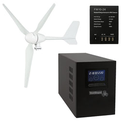 $66134.14 - Generador 800W, 24V, Vientos de 3 a 45m/s, 3 Aspas, -40°C a 80°C, Controlador 800W, 24V, Inversor 800W, 220V, 1F, 60Hz, Off Grid., MXBES-002, Empaque: 25X138X25 cm, 30kg, Envío: 25 Días