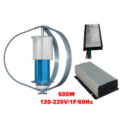 $100043.89 - Generador 600W, 24V, Vientos de 3 a 45m/s, 3 Aspas, -40°C a 80°C, Controlador 600W, 24V, Inversor 600W, 120V, 1F, 60Hz, Off Grid., MXBUT-001, Empaque: 105X135X105 cm, 20kg, Envío: 25 Días