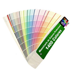 $679.39 - 1Pza, 1400 Colores, 10 Familia de Colores, Diseño Abanico, Formato Papel., MXLOR-001, Empaque: 31X8X9 cm, 1.2kg, Envío: 45 Días