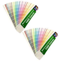 $1310.36 - 2Pzas, 1400 Colores, 10 Familia de Colores, Diseño Abanico, Formato Papel., MXLOR-002, Empaque: 31X15X13 cm, 2.4kg, Envío: 45 Días