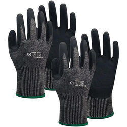$399.17 - 2 Pares, M, Negro, 235mm x 85 a 95mm, Nitrilo,HPPE, CE EN388 Nivel 5., MXGBC-002, Empaque: 27X 2X 19 cm, 0.15kg, Envío: 0 Días