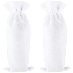 $135.67 - 2Pzas, Blanco, 15x35cm, Lino, Bolsa de Botella., MXIIW-002, Empaque: 16X36X1 cm, 0.01kg, Envío: 0 Días