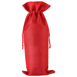 $75.34 - 1Pza, Rojo, 15x35cm, Lino, Bolsa de Botella., MXRNV-001, Empaque: 16X36X1 cm, 0.01kg, Envío: 0 Días
