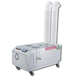 $61029.85 - 12kg/hr, 120 a 150m², Programable, 110V, 60Hz, 800W, 2 salidas de 4"Ø, Acero Inoxidable 304., MXCDO-002, Empaque: 80X40X45 cm, 32.5kg, Envío: 0 Días