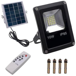 $1418.33 - 1Pza, 10W, 900lm, 6000K, Luz Blanca, Iluminación a 120°, Panel Solar, con Control Remoto, Cable de 2.9m, MXLRC-001, Empaque: 25X40X15 cm, 2kg, Envío: 0 Días