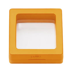 $74.50 - 1Pza, Naranja, 7x7x2cm, Plelícula PE Film, Cuadrado, Joyero/Exhibidor., MXEXV-001, Empaque: 8X8X3 cm, 0.02kg, Envío: 0 Días