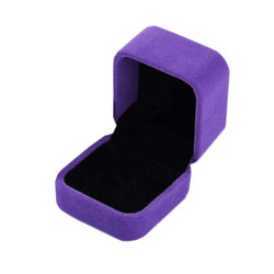 $63.19 - 1Pza, Morado, 5.5x4x5cm Terciopelo, Joyero., MXVLV-001, Empaque: 7X 6X 7 cm, 0.05kg, Envío: 0 Días