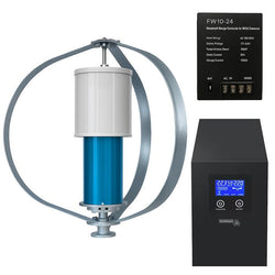 $89005.57 - Generador 1000W, 24V, Vientos de 3 a 45m/s, 3 Aspas, -40°C a 80°C, Controlador 1000W, 24V, Inversor 1000W, 220V, 1F, 60Hz, Off Grid., MXGOO-002, Empaque: 105X135X105 cm, 180kg, Envío: 20 Días