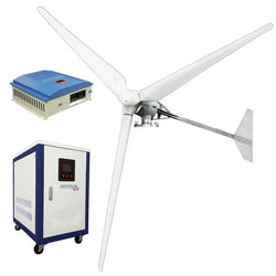 $281536.16 - Generador 5000W, 120V, Vientos de 3 a 45m/s, 3 Aspas, -40°C a 80°C, Controlador 5000W, 120V, Inversor 5000W, 220V, 1F, 60Hz, Off Grid., MXFLT-002, Empaque: 34X148X34 cm, 420kg, Envío: 20 Días