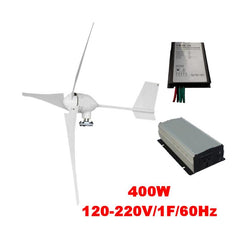 $31342.85 - Generador 400W, 24V, Vientos de 3 a 45m/s, 3 Aspas, -40°C a 80°C, Controlador 400W, 24V, Inversor 400W, 120-220V, 1F, 60Hz, Off Grid.
, MXTDK-001, Empaque: 105X135X105 cm, 20kg, Envío:  Días